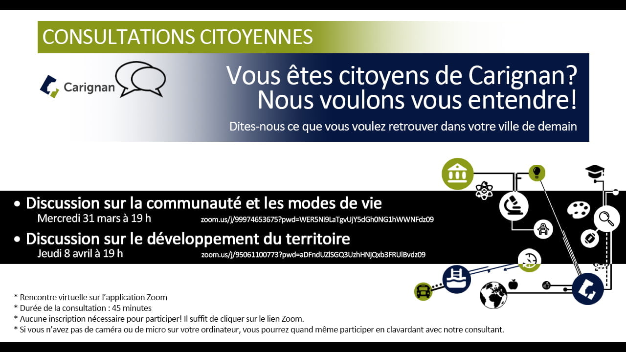 Consultation citoyenne sur le développement du territoire le 8 avril ...